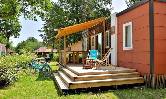 Combreux Casa | Campsite Seasonova Etang de la Vallée *** - COTTAGE NEW VALLEY 2 bedrooms 2 bathroom 4 persons