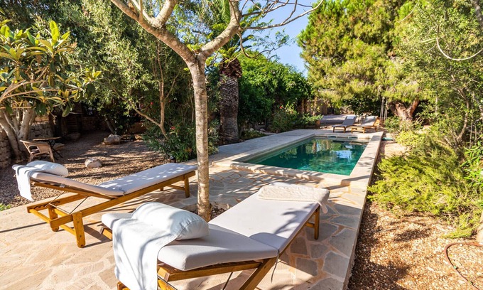 Santanyi Villa | Can Blai Blai finca con jardín, vistas y piscina