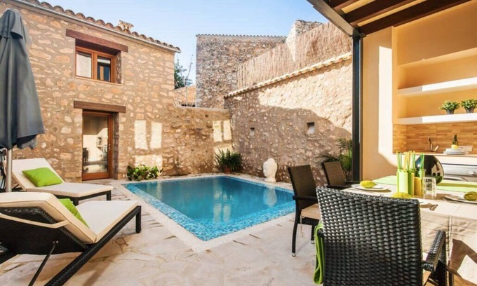 Binissalem Casa | Can Bodeguita, Wifi, Piscina privada y terraza.