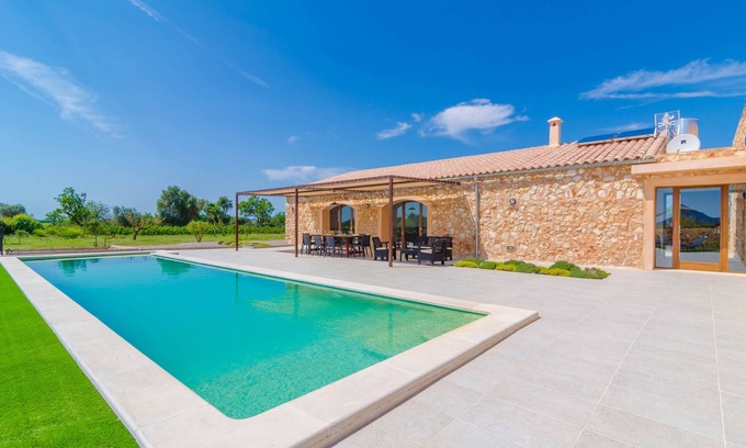 Manacor Villa | CAN GUSTI - Villa con piscina privada en Manacor. WiFi Gratis.