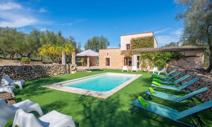 Algaida Villa | CAN PERE RAPINYA - Auténtica villa mallorquina con piscina privada WiFi Gratis