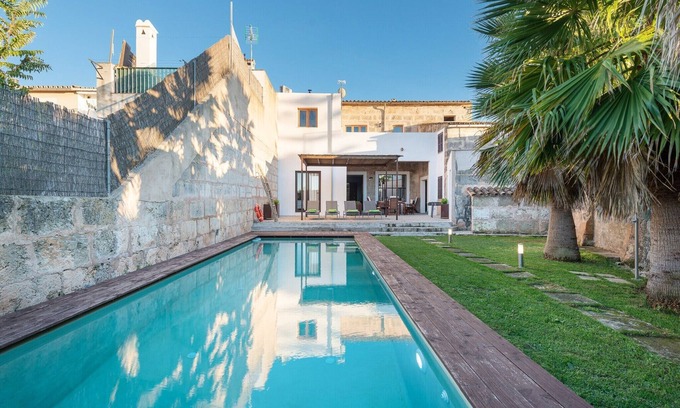 Algaida Villa | Can Serral - Villa Con Piscina Privada En Algaida