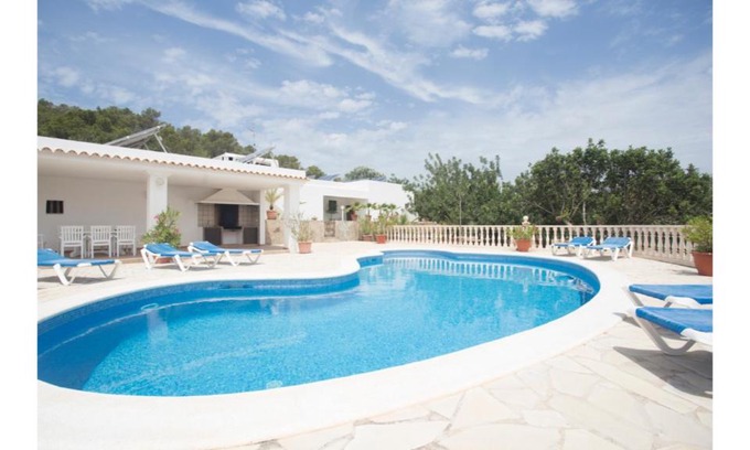 Sant Antoni de Portmany Villa | Can Tunicu has amazing sea views and is located in a quiet area near to San Antonio
