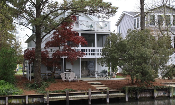 South Bethany Harbor Casa | Canal House - Relajante retiro familiar