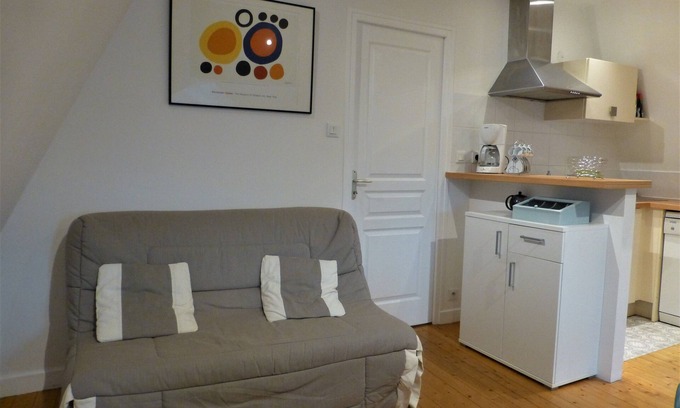 Cancale Apartamento | apartamento Cancale 2/4 100 m del puerto, calle tranquila - wifi - cargas comprendidas