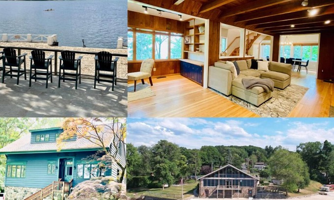 New Fairfield Cabina | Candlewood Isle Cabin ~Dog-Friendly ~Lake Access~ Beach, Tennis, Basketball