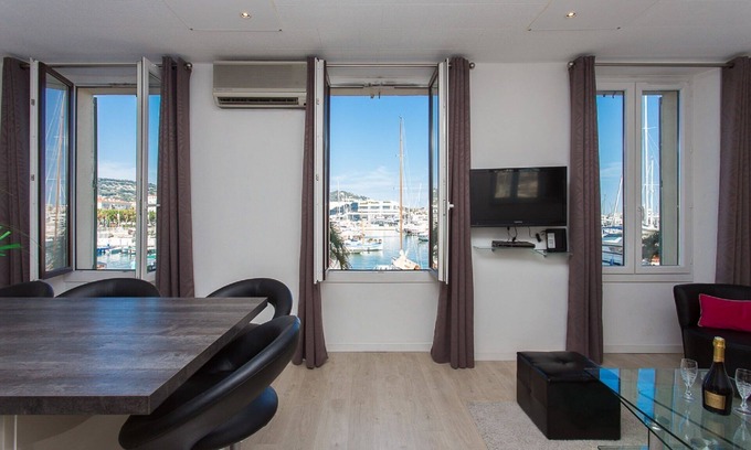 Le Suquet Apartamento | CENTRO DE CANNES, CONGRESO IDEAL, VACACIONES, APARTAMENTO MODERNO FRENTE AL PUERTO ANTIGUO
