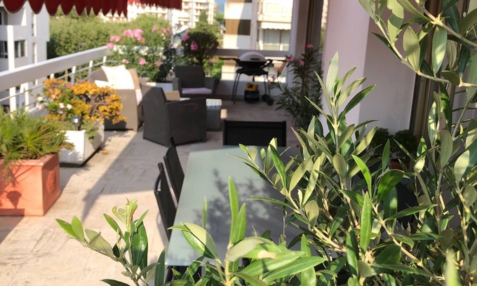 Pointe Croisette Apartamento | Cannes, Palm Beach, ático a 50 metros de la playa