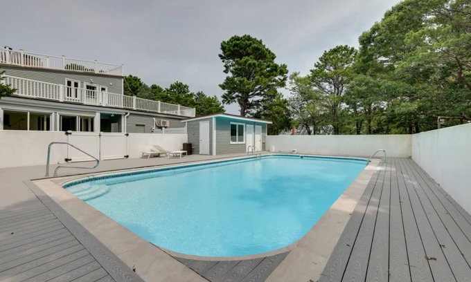 Wellfleet Casa | Cape Home w/Oceanview, Roof Deck Pool & Hot Tub
