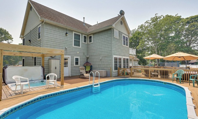 Lower Township Casa | Cape May Getaway w/ Private Deck & Hot Tub!