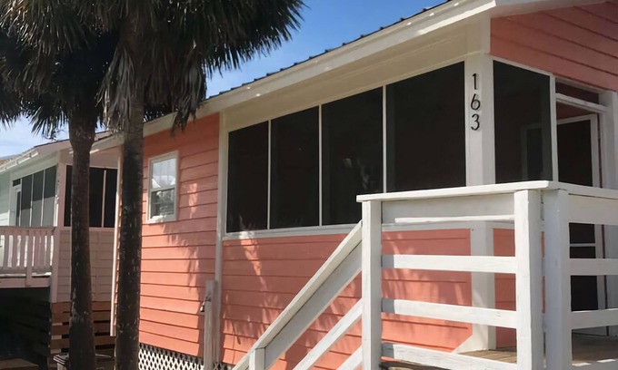 Cape San Blas Cabaña | Cape San Blas Cottage - Playa del Cabo - pasos de la playa