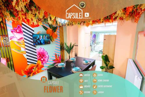 Mons Apartamento | Capsule Flower - Balneo - Cinema - Billard - Nintendo Switch - Mons Centre