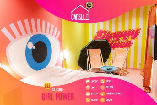 Marchienne-au-Pont Apartamento | Capsule Girl Power SPA - balneo - Sauna - Karaoké - Billard - 2 chambres