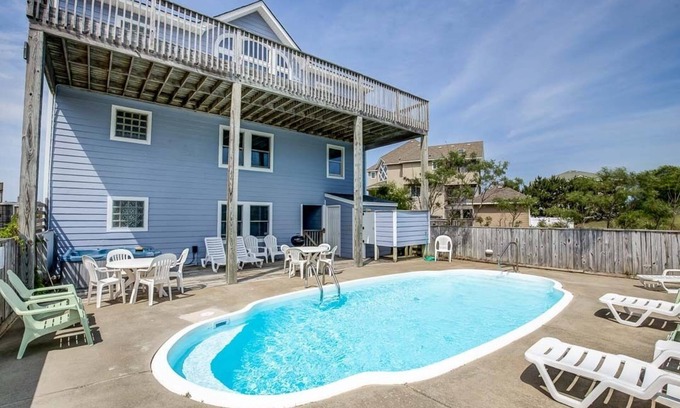 Ocean Hill Casa | Cara lina | 999 pies de la playa | Piscina privada, jacuzzi