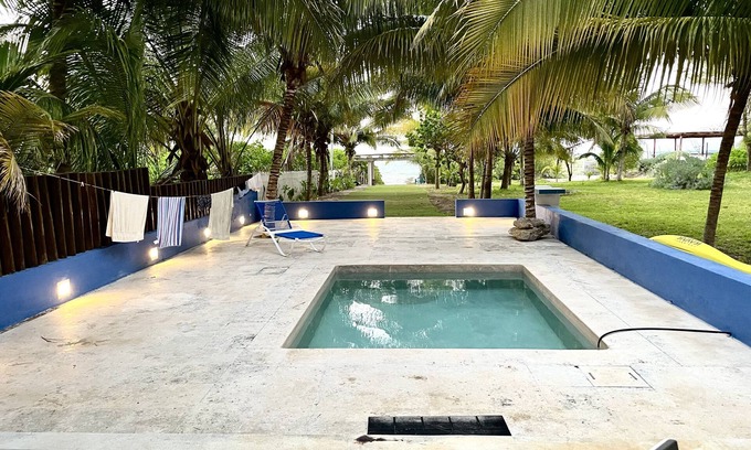 Telchac Puerto Villa | ¨CARACOLA¨ HERMOSA VILLA EN LA PLAYA CON PISCINA IDEAL PARA FAMILIAS