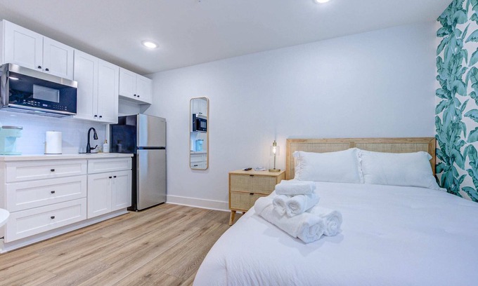 Galveston Apartamento | Caribbean Sea Studio Apartment