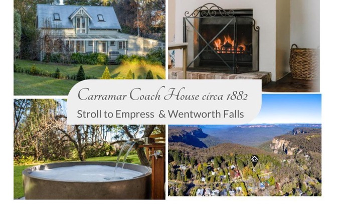 Wentworth Falls Casa | Carramar Coach House, Romantic Falls Retreat