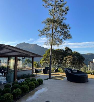 Teresopolis Casa | Casa 09 Monte Boa Vista - Refúgio com Piscina Privativa, Sauna e Vista das Montanhas