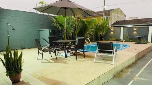 Matinhos Casa | Casa a 60m do Mar Ar Condicionado e Piscina