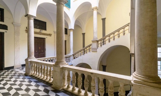Genoa Historical Centre Apartamento | Casa Acquario Vintage 2 rooms-AC-elevator-historical Palazzo