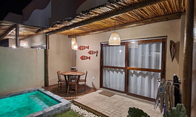Sao Miguel dos Milagres Casa | Casa Akamu - with private pool close to the beach