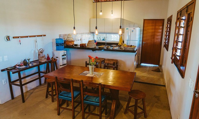 Luis Correia Casa | Casa ampla c redes de descanso, Praia de Macapá/PI