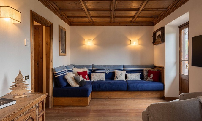 Cortina d'Ampezzo Apartamento | Casa Blue Lodge, panoramic and comfortable