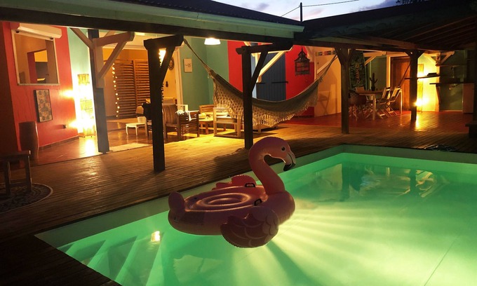 Le Moule Villa | Casa Bohème - Villa de cuatro habitaciones con piscina