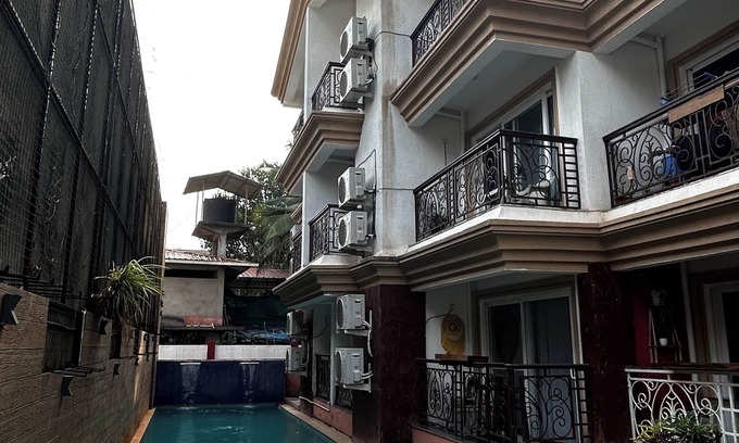 Anjuna Apartamento | Casa Bonita -1BHK Cozy Home With Shared Pool