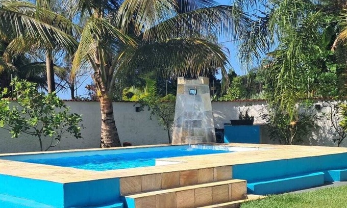 Raul Cury Chalet De Esquí | Chácara de Praia com piscina, bem próximo a praia