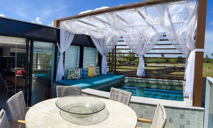 Ipojuca Casa | Casa c piscina e churrasq - Praia de Enseadinha/PE