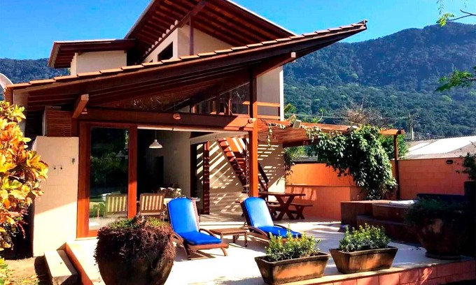 Guaeca Casa | Casa c Wi-Fi, jacuzzi e churrasqueira em Guaecá/SP