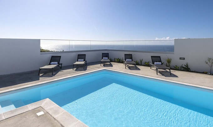Ponta Garca Casa | Celeste House - Deluxe con vista al mar / piscina climatizada