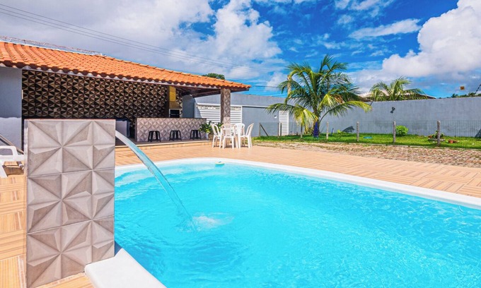 Barra do Jacuipe Chalet De Esquí | Casa com WiFi, churrasqueira e ótima localização