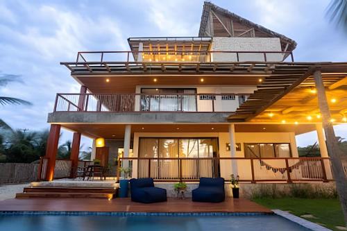 Cajueiro da Praia Casa | Casa confortável com vista mar e piscina