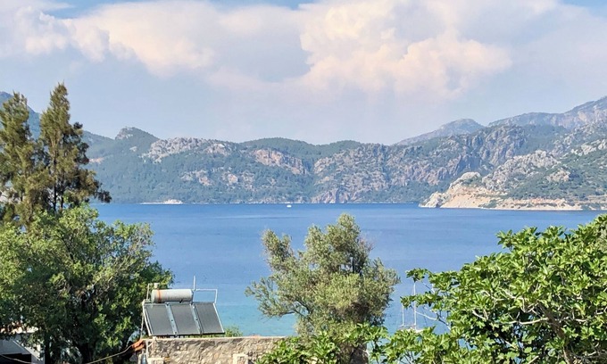 Selimiye Casa | Impresionante vista al mar de Casa Daphne, a 200 metros de la playa y del centro de Selimiye Village
