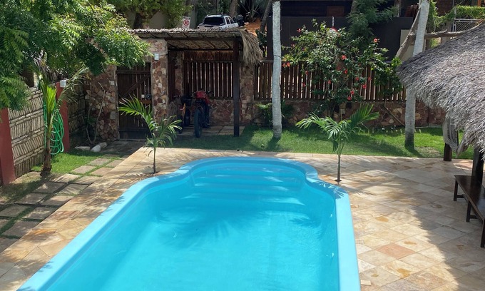 Jijoca de Jericoacoara Casa | Casa de 2 Suites en Condo Privado de so 4 Casas e Piscina, Centro Jericoacoara