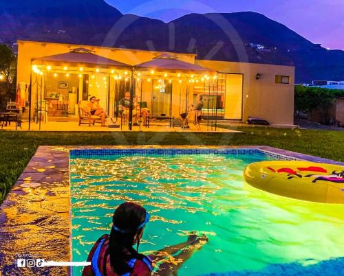 Pachacamac Casa | Casa de Campo Bamboo con Piscina temperada