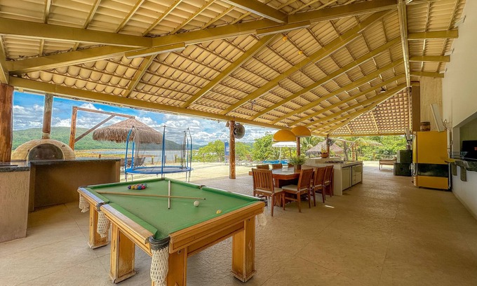 Caldas Novas Cabaña | Casa de Campo com Linda Vista Para Lago e Montanha em Caldas Novas-go