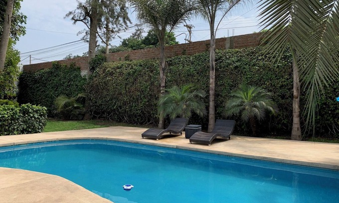 Pachacamac Casa | Casa de campo Pachacamac, piscina, parrilla totalmente equipada.