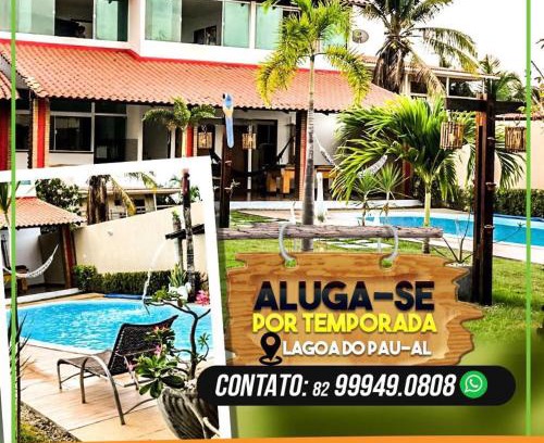 Coruripe Casa | Casa de temporada com 6 quartos na Praia da Lagoa do Pau Coruripe - AL