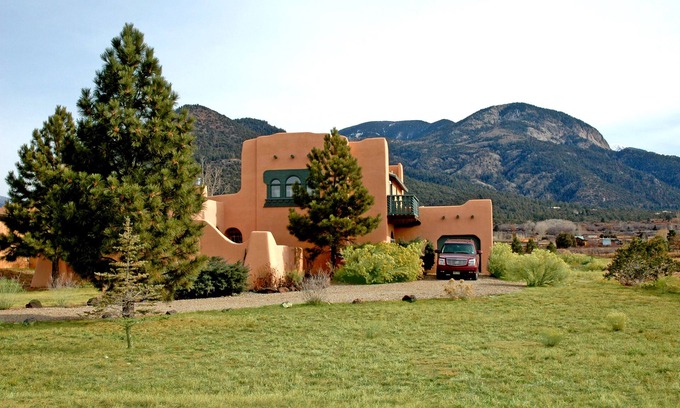 Arroyo Seco Casa | Plan de Casa del Lujo de Espacio Abierto Great Mountain Views piscina tenis Bañera de hidromasaje wi-fi