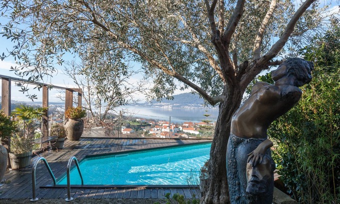 Seixas Casa | 'Casa do Monte' - Villa con piscina - Vista al río y al mar - 5 habitaciones - capacidad para 8