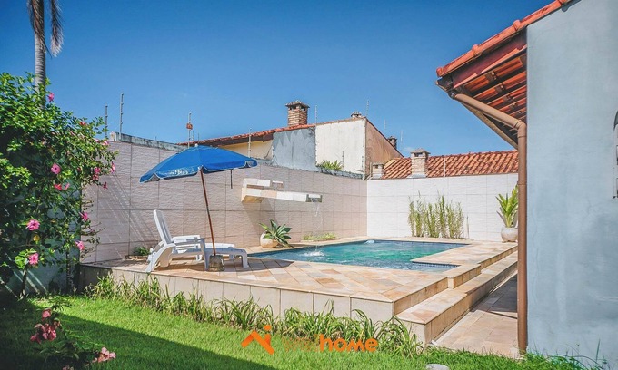 Cibratel II Casa | Casa em Itanhaém: seu refúgio a 270m da praia