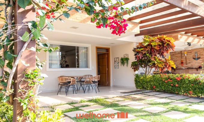 Manguinhos Casa | Casa em Manguinhos a 2 min da praia com lazer completo