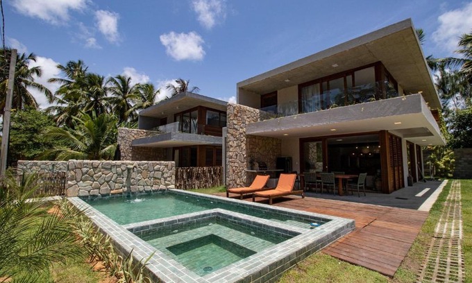 Passo de Camaragibe Casa | Casa em Milagres - 04 Suítes 200 Metros da Praia