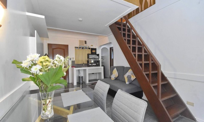Boracay Island Apartamento | Casa Familia Loft 2 habitaciones, cocina, a 2 minutos de White Beach