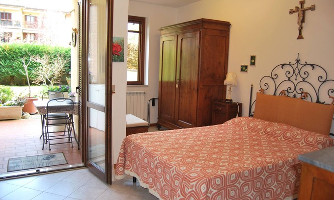 Greve in Chianti Apartamento | Casa Grazia, un nido tranquilo aunque cerca del centro. Vista del río Greve.