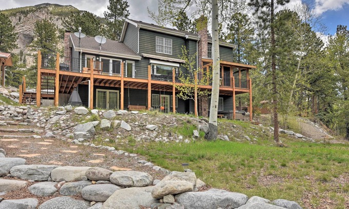Nathrop Casa | ¡NUEVO! 'Casa Immaculata' en Chalk Creek w / Vistas!