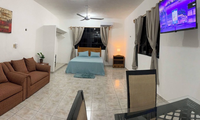 Colonia Independencia Apartamento | Casa Juan, Estudio en Cozumel